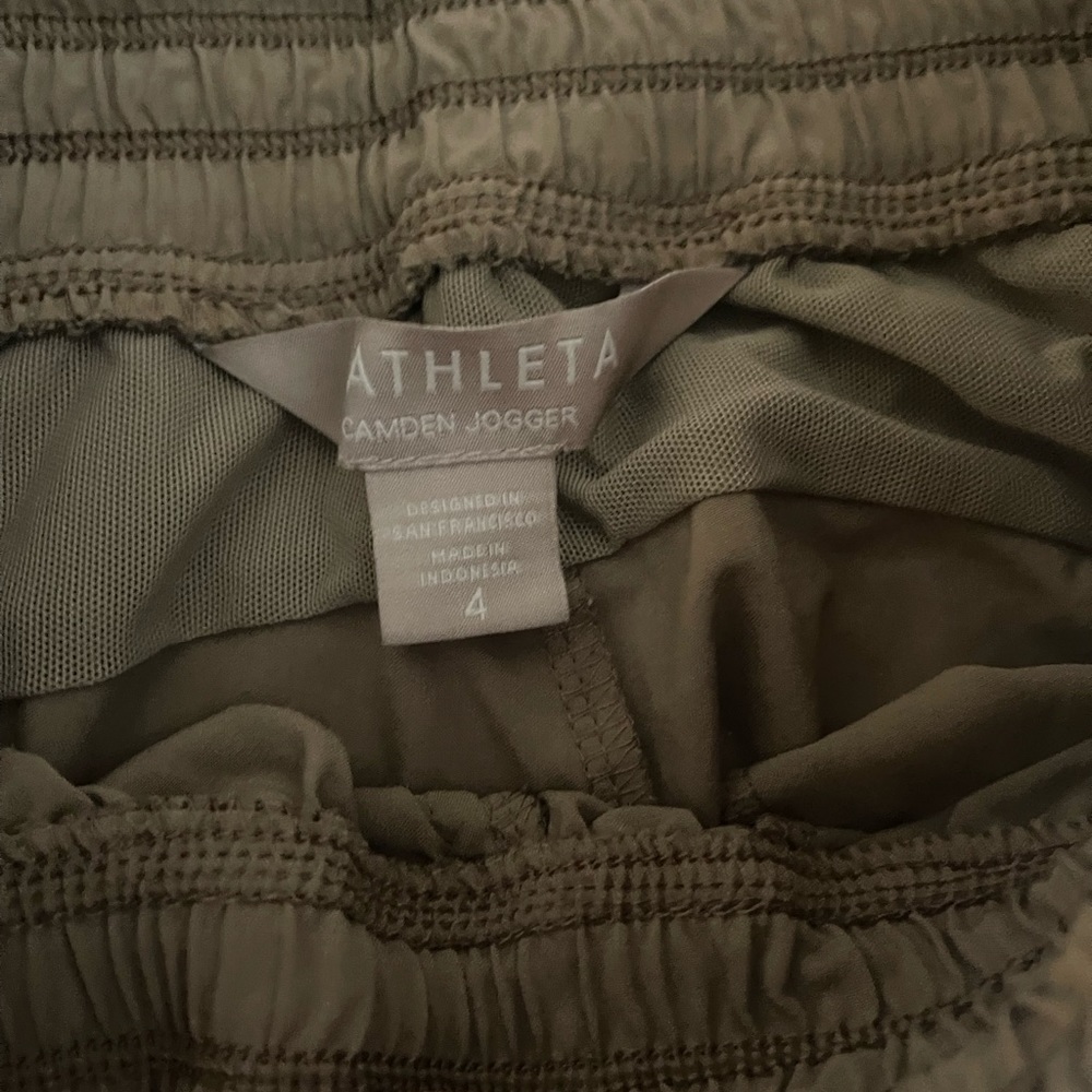 Athleta joggers , tan